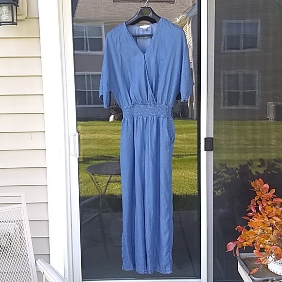 🆕chambray jumpsuit - Picture 1 of 8